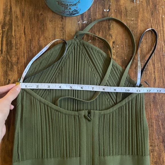 HERVE LEGER Variegated Rib Strappy Gown - Picture 7 of 7